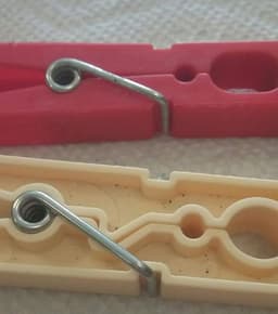 Wasknijpers - Kledingknijpers - Kleding Drogen - Heavy Duty - 30 stuks - Beige — thumbnail 5