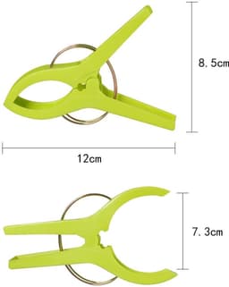 Dailygoods - Grote Wasknijpers - Handdoekklemmen - Windvast en lichtgewicht - 16 Stuks - Ideaal voor Strandhanddoeken - Antislip Ontwerp voor Eenvoudi... — thumbnail 5