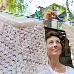 Waslijn - Drooglijn - Kleding Drogen - Stalen Kern - 20 meter - Groen — thumbnail 2
