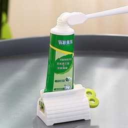 3 Stuks Tandpasta Papieren, Plastic Tandpasta Knijper, Draaiende Dispenser voor Tandpasta en Handcrème (Blauw, Rood, Groen) - Handig en Hygiënisch Gebruik — thumbnail 4