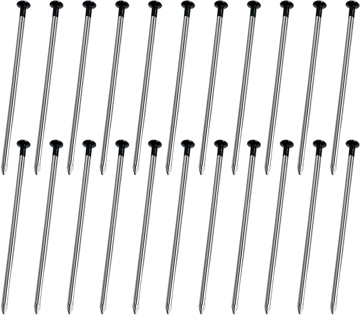 30 stuks grondankers voor zware belasting, 5 mm x 150 mm, anti-roest haringen voor onkruiddoek, tuinvlies en netten — afbeelding 1