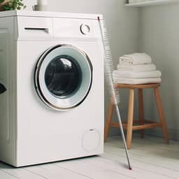 Wasmachine Reinigingsborstel - Huishoudelijke Borstel - Apparaten Reinigen - Lange Steel - 75 cm - Meerkleurig — thumbnail 4