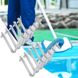 Poolborstel Klemmen - Dubbele Pin Clips - Dagelijks Onderhoud - Roestvrij Staal - 10 Stuks - Zilverkleurig — thumbnail 2