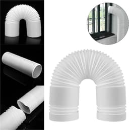 Afvoerslang - Ventilatieslang - Airco Uitbreiding - Universele Pasvorm - 130mm x 2M - Universeel — thumbnail 4