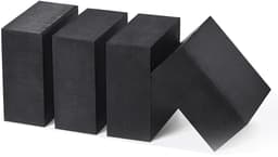Rubberen Blokken - Bankblok Stempel - Apparaten Dempen - Goede Schokabsorptie - 50x50 mm - Zwart — thumbnail 1