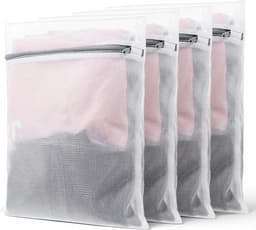 Wasmachine Wasnet 4 Stuks, 30 x 40 cm, Waszak met Rits voor Truien, Hemden en Ondergoed — thumbnail 1