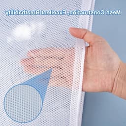 Grote Herbruikbare Wasnetten 60x90cm, Ideaal voor Dekbedhoezen, Truien en Jassen, Beschermt Kleding tijdens het Wassen — thumbnail 5