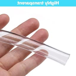 Flexibele Siliconen Slang 2m, 8mm ID x 10mm OD, Transparante Voedselveilige Slangen voor Water, Lucht en Olie, Ideaal voor Overdracht en Transport — thumbnail 3