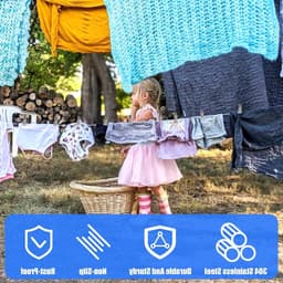 Dailygoods - 30 Stuks Roestvrij Stalen Wasknijpers - Multifunctioneel en Antislip — thumbnail 4