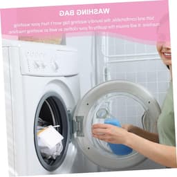Vouwbare Mini Waszakken voor Fijne Was - 6 Stuks Herbruikbare Netwaszakken voor Reis en Wasmachine — thumbnail 4