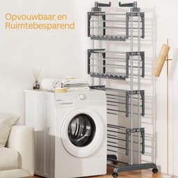 Thuys - Droogtoren Wasrek – Ruimtebesparend Droogrek – Opvouwbaar Wasrek – Ultimate — thumbnail 3