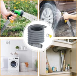 Afvoerslang Camper - Inklapbaar Slang - Afvalwater Afvoeren - Verstelbare Adapter - 2 Meter — thumbnail 4
