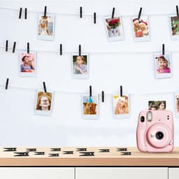 Houten Clips - Mini Klemmen - Foto's Ophangen - Natuurlijk Hout - 140 Stuks - Zwart — thumbnail 5