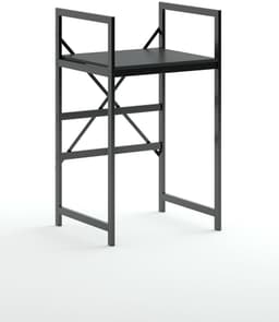 Asir - Wasmachinekast - Zwart - 100% METAAL - 70 x 116 x 60 cm — thumbnail 3