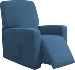 Elastic Stoelhoes voor Volledige Bescherming van Ligstoelen - UV-bestendig, Waterdicht en Ademend (Jeansblauw) — thumbnail 1