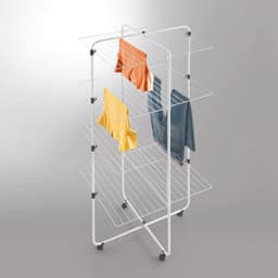 Kleding Droogtoren - Wasrek Toren - Ruimte Besparen - Inklapbaar Ontwerp - 44 Meter Droogruimte - Wit — thumbnail 2