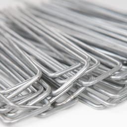 Grondankers - Tentharingen Bevestigingsanker - Tuin Vastzetten - Zonder Weerhaken - 150 x 30 mm - Zilver — thumbnail 2