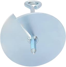 vidaXL - Aardanker - 2 - st - Ø10 - x - 30 - cm - Gegalvaniseerd - Metaal - zilver — thumbnail 3