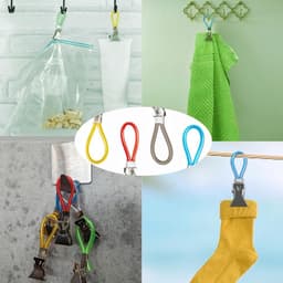 Dailygoody - Handdoek Klemmen - Metalen Towel Holder Clips - Ideaal — thumbnail 5