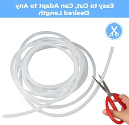 Flexibele Siliconen Slang van 5m, Voedselveilige Hulpstukken, Hoge Temperatuur Weerstand, Ideaal voor Afvoer en Irrigatie, 8mm ID en 10mm OD — thumbnail 4