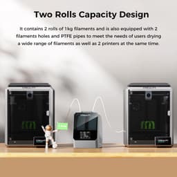 Filament Droger Plus voor 2 Rollen 3D Printer Filament - Optimaal Droogresultaat — thumbnail 3