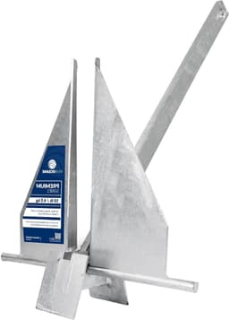Bootanker Set - Scheepsanker Jachtanker - Boot Stabiliseren - Heet Verzinkt Staal - 4.5 kg - Gegalvaniseerd — thumbnail 1