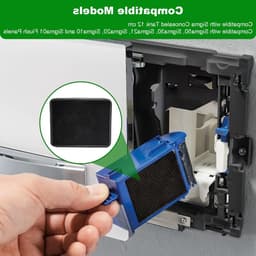 Set van 3 Actieve Koolstoffilters voor Geberit DuoFresh - Toiletluchtreiniger voor Geurneutralisatie — thumbnail 5