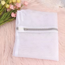 4-delige Waszakken Set - 2 Groot + 2 Medium - Fijnmazig Polyester Met Ritssluiting - Herbruikbaar voor Delicaat Wassen & Wasmachine — thumbnail 4