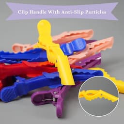 Haarclips Dames - Haarspeldjes Klemmen - Haarstyling Knippen - Antislip Zacht - 10 stuks - Mat — thumbnail 5