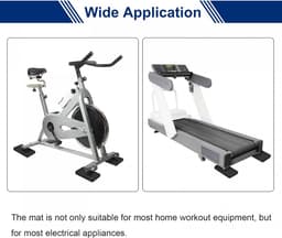 Schokabsorberende pads - 4 Stuks - Wasmachine trillingsdemper - Rubber - Geluidsisolerende mat voor wasmachine - Geluidsisolatiemat - Antislip - Beschermende loopbandmat - Voor wasmachines en fitnessapparatuur - 10x10x1cm - Zwart/Wit — thumbnail 4