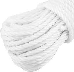 Nylon Waslijn - Droog Touw - Buiten Drogen - UV Bestendig - 20 Meter - Wit — thumbnail 3
