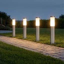 Grondanker voor tuinlamp - set van 4 - 30 cm - antraciet — thumbnail 5