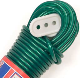 Waslijn Staalkern - Kledinglijn PVC - Kleding Drogen - Extra Dik - 47 mm x 15 m - Groen — thumbnail 2