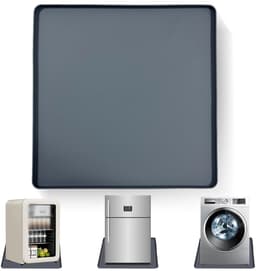 Dailygoods- Koelkastmat met verhoogde rand - 65 x 60 cm - Siliconen - Vloermat voor koelkast - Lekbak - Vloerbeschermingsmat — thumbnail 1