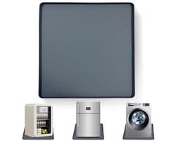 Dailygoods- Koelkastmat met verhoogde rand - 65 x 60 cm - Siliconen - Vloermat voor koelkast - Lekbak - Vloerbeschermingsmat