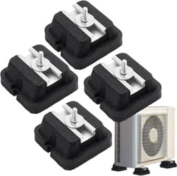 Montagebeugel Airco - Condensor Steun - Trillingen Dempen - Versterkte Ondersteuning - 4 Delig - Meerkleurig — thumbnail 1