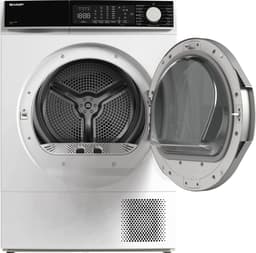Sharp KDNL2S7WEBE – warmtepomp droger – energie label E – 12 kg – 15 programma’s – trommelverlichting – links en rechts draaiend – 8 sensor technologie – wit — thumbnail 5