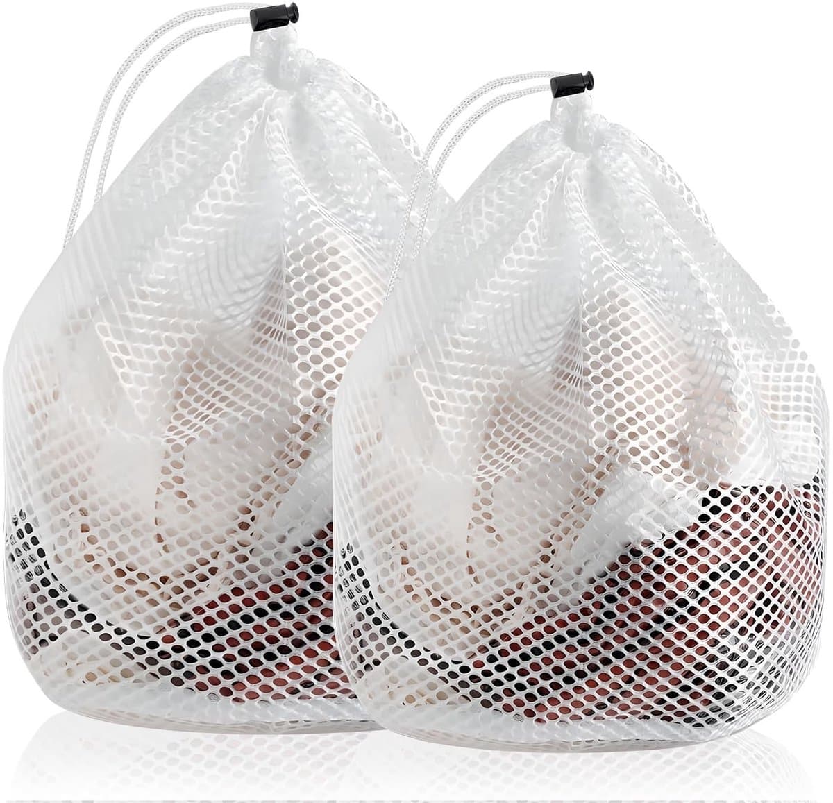 Dailygoods- Waszak - 2 Stuks - Duurzaam Polyester - Mesh Waszakken - Voor Kleding/Bra/Sokken - Beschermt Delicate Kleding - Ideaal voor Grote Ladingen - Wasmand — afbeelding 1