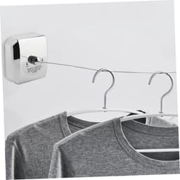 Waslijn - Droogrek Touw - Kleding Drogen - Intrekbaar Ontwerp - 280 cm - Zilver — thumbnail 3