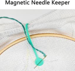 Naaldminder Clips - Stofclips Magnetisch - Kruissteek Houders - Siliconen Materiaal - 19 cm Uitgevouwen - Multicolor — thumbnail 2