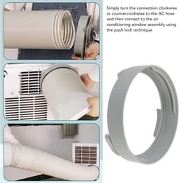 Dailygoods- Afvoerslang Universele Koppeling - 150mm Slang - Airco — thumbnail 4