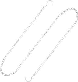 Hangende Waslijn Keten - Reis Waslijn Touw - Kleding Drogen - Roestvrij Staal - 300 cm - Zilver — thumbnail 1