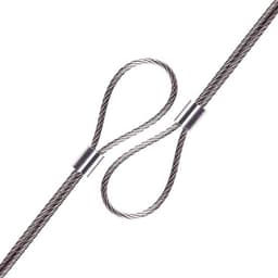 MK Stoer - Draadkabel voor Hondentouw en Waslijn - Aluminium en Staaldraad - 50 Stuks, Geschikt voor Diverse Objecten - Zilverkleurig — thumbnail 3