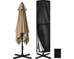 Beschermhoes voor Tuinparasol met Rits, Waterdicht en Windproof, UV-Bescherming, 220 x 50 x 50 cm, Ideaal voor Buitengebruik