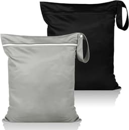 Ibenzoa® Handige Waterafstotende Opbergtassen voor Kleding en Zwemspullen met Ritssluiting, Set van 2 Stuks — thumbnail 1