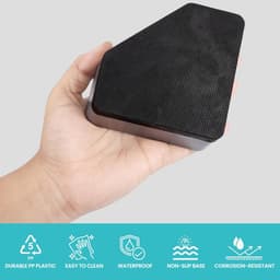 Anti Trillingsmat Wasmachine - en Wasdroger - Geluidsdempende Antislip Mat - Rubber Mat Trillingsdempers - Trillingsdempers wasmachine – Extra dik - Voetjes wasmachine & droger - Wasmachine demper – Anti trillings - vibratie - dempers pads – Antislip — thumbnail 5