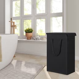 Unyqoos® Stijlvolle en Ruimtebesparende Wasmand voor Strakke Opbergruimtes, 60 Liter Capaciteit — thumbnail 5