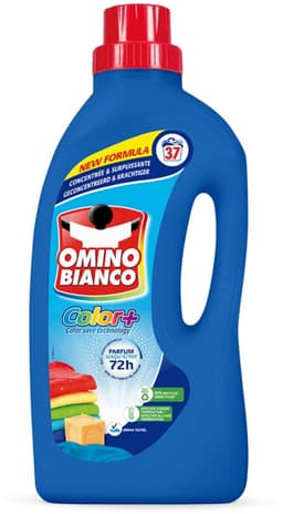 Omino Bianco - Color+ - Wasmiddel - Tot 72h Parfum - Gekleurde Was - 37 Wasbeurten - Voordeelverpakking - 2 stuks — thumbnail 2