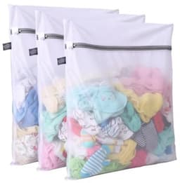 Waszak voor Wasmachine met Rits, Wasnet voor Sokken, Ondergoed en Delicate Kleding, Beschermende Laundry Bag voor Fijne Was — thumbnail 1