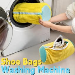 Waszak voor Schoenen, 2 Stuks met Verborgen Rits, Herbruikbare Waszak voor het Wassen van Sneakers en Sportschoenen in de Wasmachine — thumbnail 4